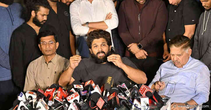 Allu Arjun holds press conference after Pushpa 2 theatre stampede incident