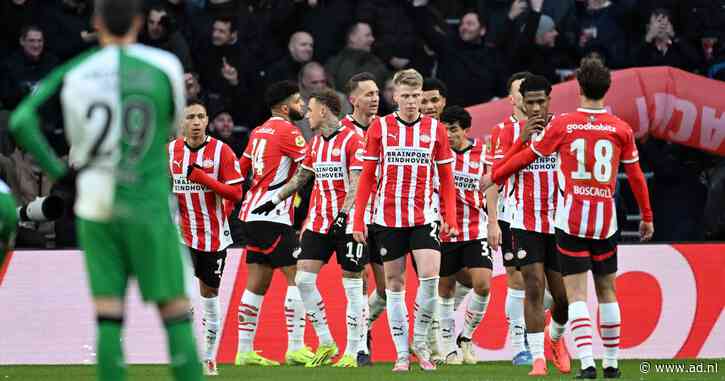 Feyenoord wacht in tweede helft monsterklus tegen oppermachtig PSV