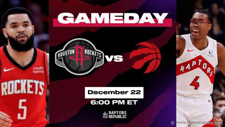 Gameday: Rockets @ Raptors, December 22