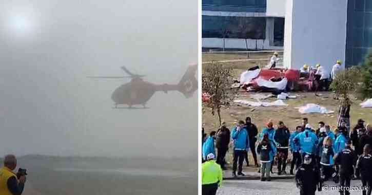 Video captures moment before air ambulance crashes and kills all onboard