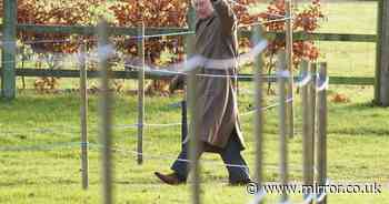 King waves to well wishers as he leaves Sandringham annual Christmas church service