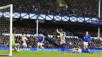 Everton 0-0 Chelsea: Title-chasing Blues miss the chance to go top of the table after being held to goalless draw as Nicolas Jackson and Malo Gusto squander big chances