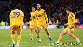 Leicester 0-3 Wolves: Gonçalo Guedes, Rodrigo Gomes and Matheus Cunha strike as visitors claim huge three points in relegation battle