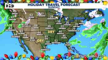 Holiday travel looks tricky on Christmas Eve and Christmas. Here's a day-by-day breakdown of how it impacts you.