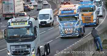 23 pictures of the North East Christmas truck convoy that's raising funds for good causes