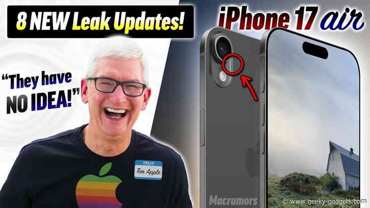 iPhone 17 Air: 8 INSANE Leaks You NEED to Know!