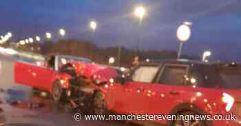 Child and two adults injured in major crash in Oldham