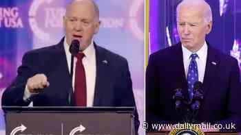 Tom Homan's voice cracks with emotion as he delivers powerful speech on Biden's border crisis