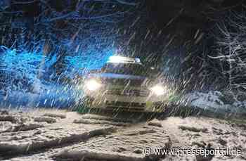 POL-PDWIL: Verkehrsbehinderungen durch Schneefall