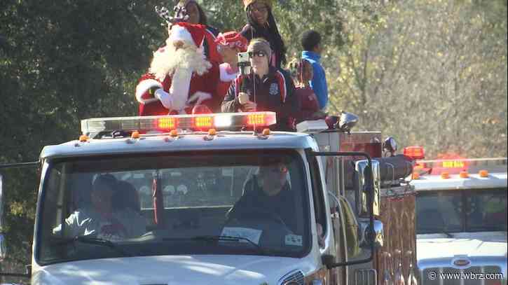 Geismar Volunteer Fire Department hosts annual Santa parade collecting food items