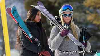 Heidi Klum hauls skis alongside daughter Lou, 15, in Aspen as daughter Leni, 20, raids her closet