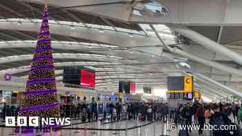 Heathrow cancels flights as wind hits festive travel