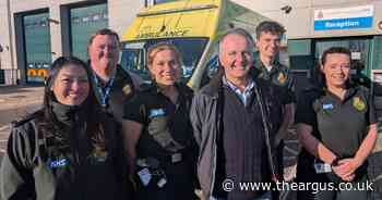 Man who almost died after parkrun reunited with paramedics who saved his life