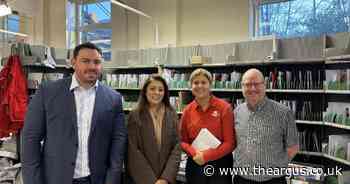 MP visits Royal Mail office after sending out 2,000 Christmas cards herself