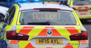 Railway Street in Malton closed due to accident - traffic at a standstill