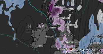 Weather maps show exact date mega snow bomb will blast millions of Brits in early 2025