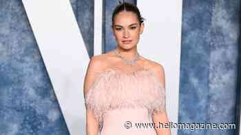 Lily James drives fans dotty in Kate Middleton-inspired dress