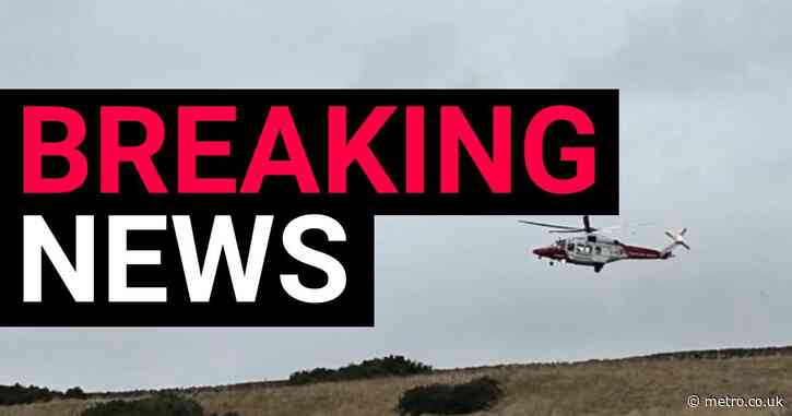 Plane crashes into hill just moments after taking off from UK airport