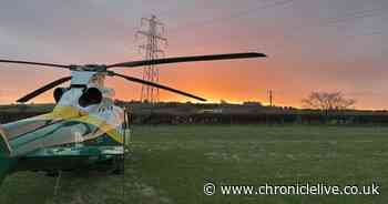 What we know so far as person airlifted to hospital after 'serious collision' on A688