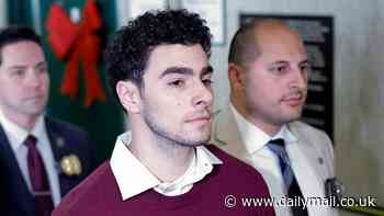 Luigi Mangione wears shirt and shackles as he pleads not guilty to  terrorism charges