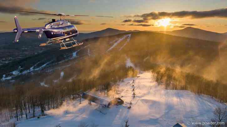 Bougie Ski Resort Now Offers Helicopter Flights from New York City