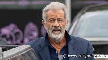 Mel Gibson, 68, shows off his bushy grey beard on Christmas grocery run in LA