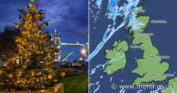 Christmas Day weather: Met Office's hour by hour forecast with exact timings and temperatures