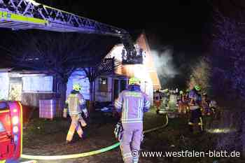 Zum dritten Mal bricht in leerstehendem Haus in Delbrück Feuer aus