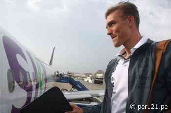 Oliver Sonne visitó el estadio del Burnley a la espera de fichar por el club inglés