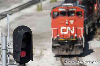 CN Rail cleans up after derailment plunges cars carrying grain into Fraser River