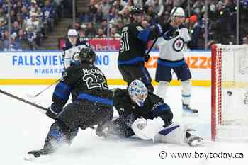 Scheifele notches hat trick as Jets top Maple Leafs 5-2 ahead of NHL's holiday break