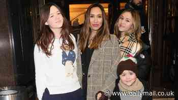 Myleene Klass enjoys family outing with her three children Apollo, five, Ava, 17, and Hero, 13, to watch The Nutcracker ahead of Christmas