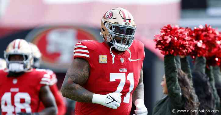 Multiple 49ers starters along the offensive line were ruled out for the final 2 games