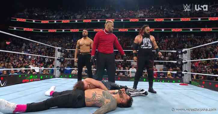 The Bloodline Attacks Jey Uso And Sami Zayn On WWE RAW