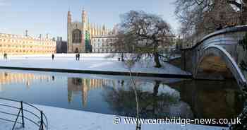 Cambridgeshire could see snow in the New Year as temperatures expected to plummet