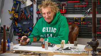 Sir Rod Stewart, 79, 'plans to take his beloved 1,500 sq ft model railway station to Glastonbury Festival'