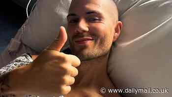 Max George reveals he caused an accident at the hospital after undergoing emergency heart surgery