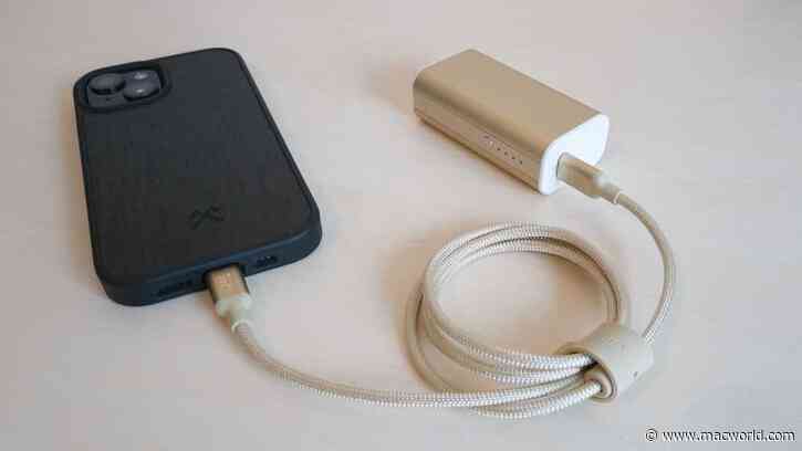 Mophie Powerstation Mini 5K Gold review: Stylish power bank