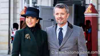 Queen Mary and King Frederik pictured with towering kids as they relocate