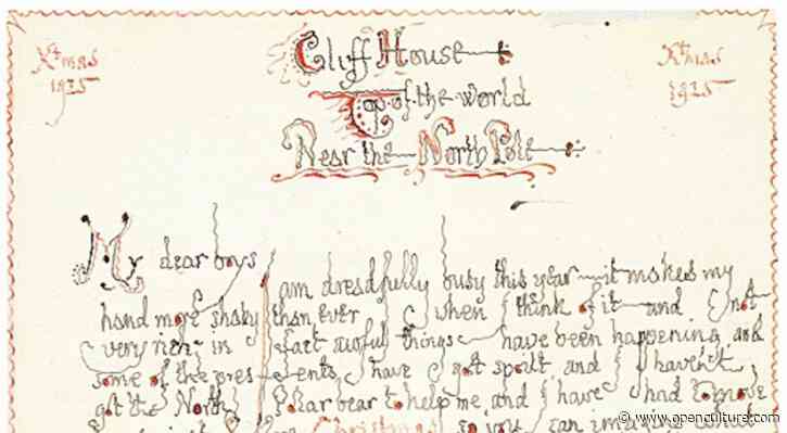 Read J. R. R. Tolkien’s “Letter From Father Christmas” To His Young Children (1925)