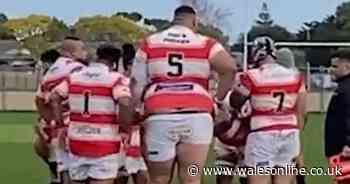 Gigantic 7ft rugby player left viewers stunned as famous rugby relative emerges