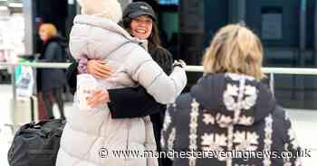 One by one they filed into arrivals, and one by one their faces were transformed. Love Actually at Manchester Airport