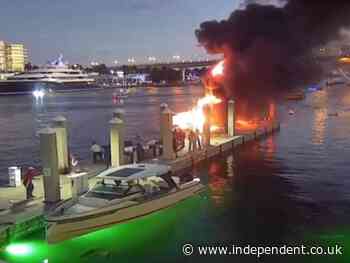 One dead, five injured as boat explodes at marina in Fort Lauderdale