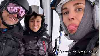 AFL WAG Bec Judd and her family hit the slopes in Japan on Christmas Day during their luxury holiday