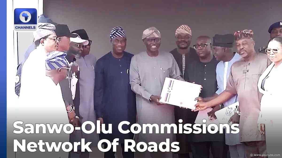 Gov Sanwo-Olu Commissions Network Of Roads, Bridge In Alimosho