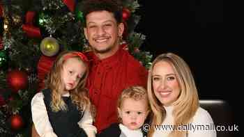 Patrick and Brittany Mahomes share adorable family Christmas snaps before Chiefs star leaves home for NFL