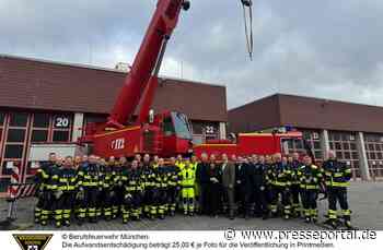 FW-M: OB Dieter Reiter besucht die Feuerwache 6 (Pasing)