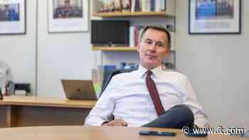 Hunt warns Reeves against ‘declinism’ on UK’s prospects