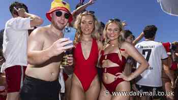 Jaw dropping vision shows thousands of Christmas revellers descend on Bronte beach in Sydney - and locals left to clean up the mess are furious