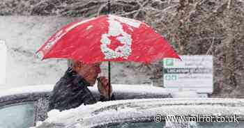 Exact route 550-mile wall of snow will take as UK braces for -5C cold snap